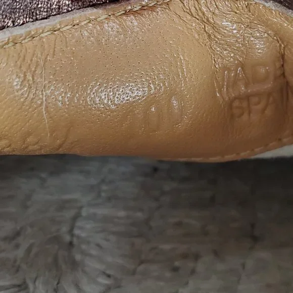 Gucci GG Heritage Metallic Espadrille Flats - Picture 6 of 8